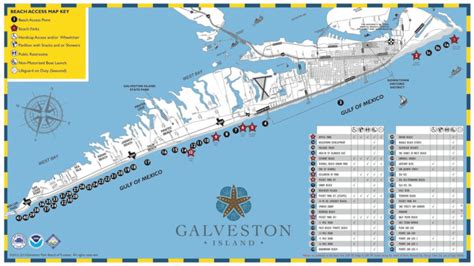 galveston beach map | Beach Map