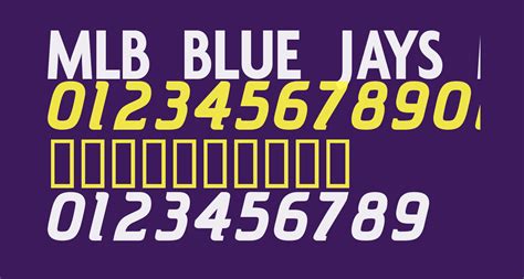 MLB Blue Jays Modern free Font - What Font Is