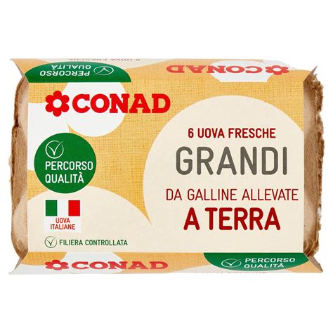 Uova Fresche Grandi Di Gallina X6 Conad Conad