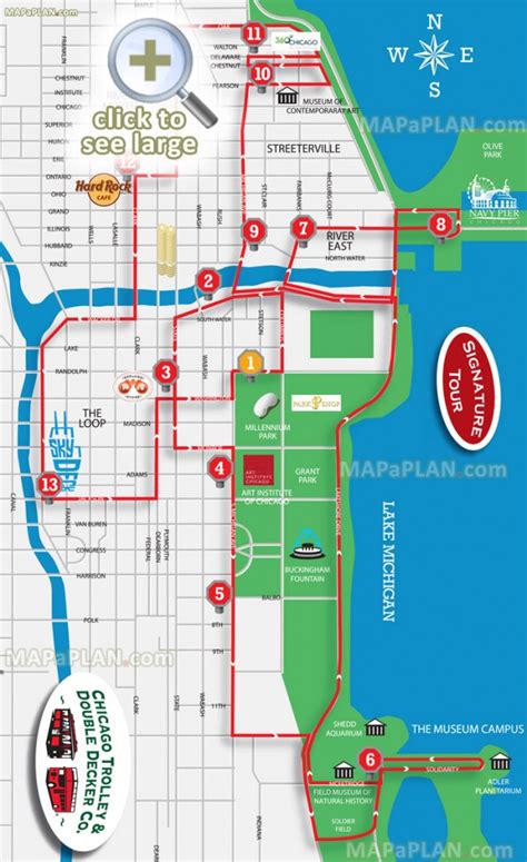 Printable Street Map Of Downtown Chicago | Printable Maps