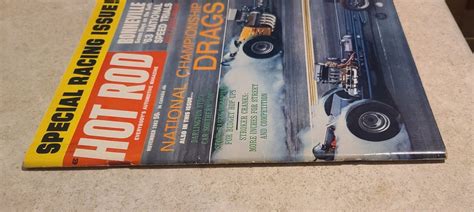 Vintage Hot Rod Magazine November 1963 National Championship Drags Etsy
