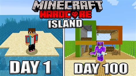 I Survived Days On A Survival Island In Minecraft Hardcore Hindi