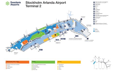 Stockholm Arlanda Airport Map Arn Printable Terminal Maps Shops