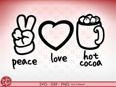SVG Hot Cocoa Svg Files For Cricut Hot Cocoa Png Svg Dxf Clipart Files Hot Cocoa Cut File