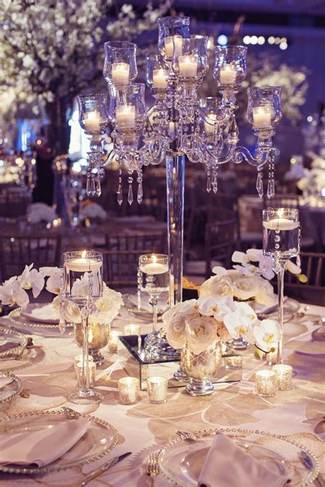 Reception Décor Photos Crystal Candelabra Inside Weddings