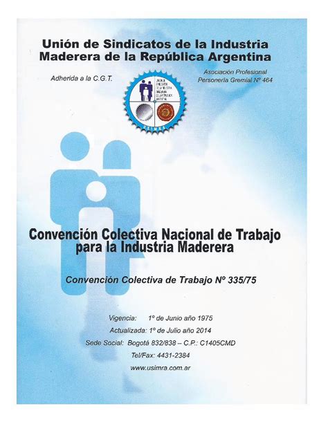 Pdf La Presente Convenci N Colectiva De Trabajo Fue Usimra Ar