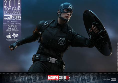 Captain America Concept Art Hot Toy Marks Marvel S First Ten Years