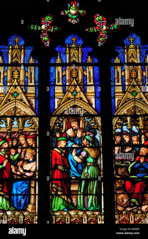 Stained Glass Window Ely Cathedral Hi Res Stock Photography And Images