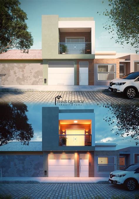 Fachadas De 5 Metros De Frente - FACHADA RESIDENCIAL 5 METROS DE FRENTE | Sacadas de casas, Fachadas de ...