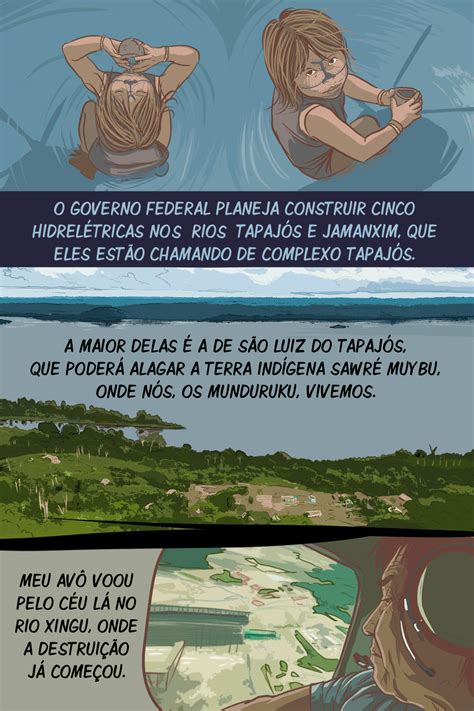 A luta dos índios Munduruku contra hidrelétrica contada visualmente