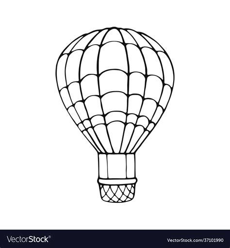 Hot Air Balloons Sketch