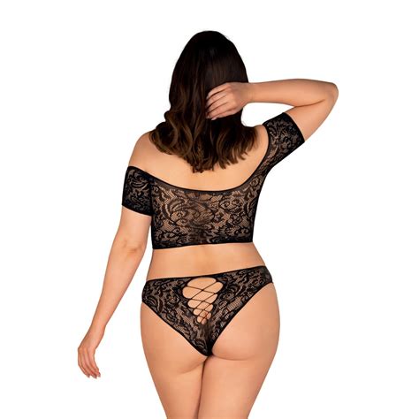 Netz Dessous Set QueenSize Dessous Sets Sexy Damenkleidung Erotic