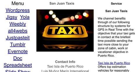 San Juan Taxis Google Drawings