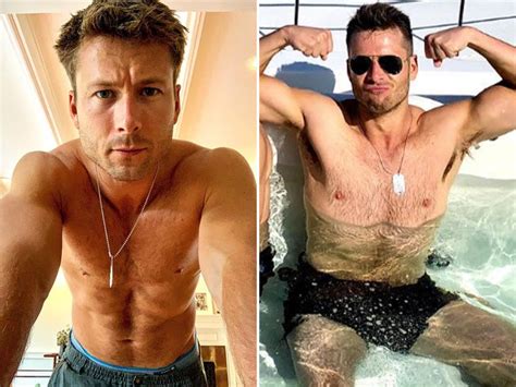 Glen Powell Shows Off His Cute Puppy Hot Body