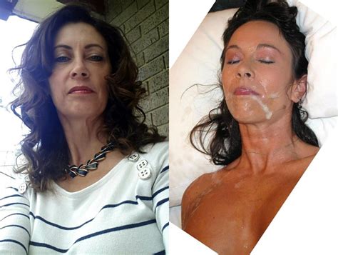 Milf Cumslut Before And After Facial Scrolller