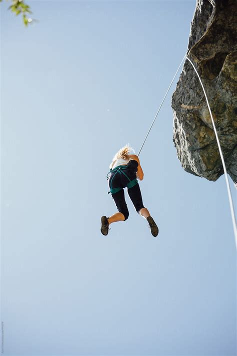 "Santa Cruz Rock Climbing" by Stocksy Contributor "Ryan Tuttle" - Stocksy