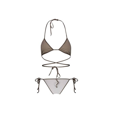 Cris Reversibile Bikini White Champagne Taupe Souldaze Collection