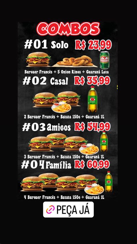 Menu Em Hamburgueria Times Square Restaurante Fortaleza