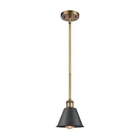 Innovations Ballston Smithfield 1 Light Mini Pendant 1S BB BK 516 1S