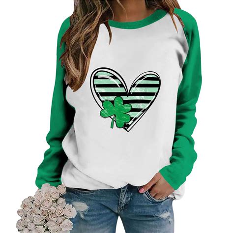 Cllios Ladies Tops And Blouses Happy St Patricks Day Shirts Women 2024