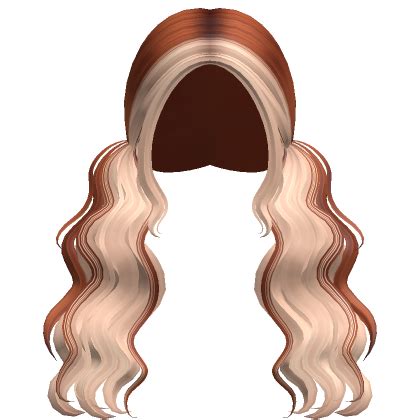 Long Ocean Waves Curly Pigtails Ginger Blonde Roblox