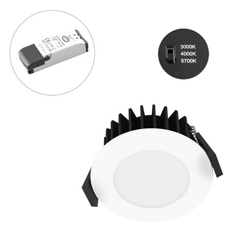 Evn Runde Led Downlight X Mm V W Bis Lm K