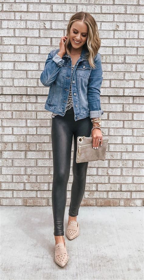 20 Ways To Style Faux Leather Leggings Lo Meyer Outfits With