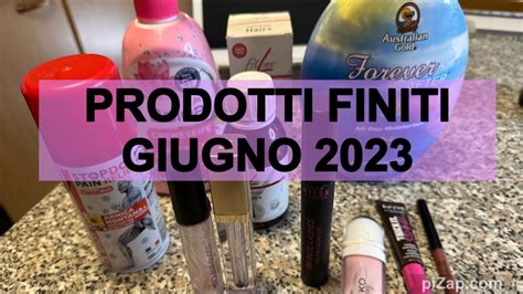 PRODOTTI FINITI BEAUTY GIUGNO 2023 YouTube