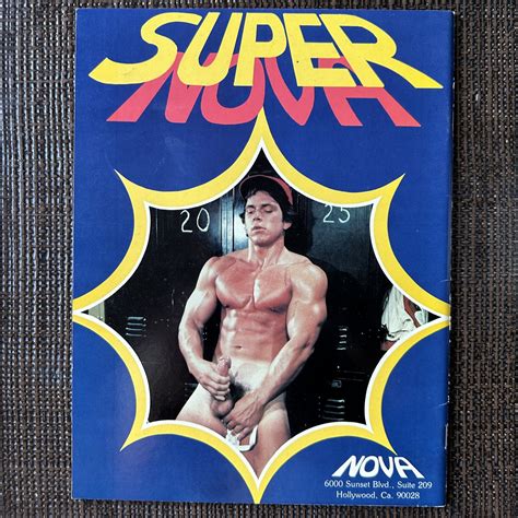 Unread SUPER NOVA NEBULA Gay Vintage Jocks Muscle Male Nudes Magazine Films Video