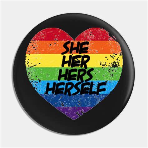 She pronouns - She Pronouns - Pin | TeePublic