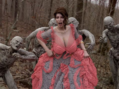 Sex Bondage In A Scary Forest By Uiafox Image 1