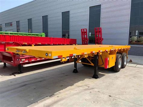 Flatbed Semi-trailer Price_China Manufacturer_China Supplier-SHACMAN ...