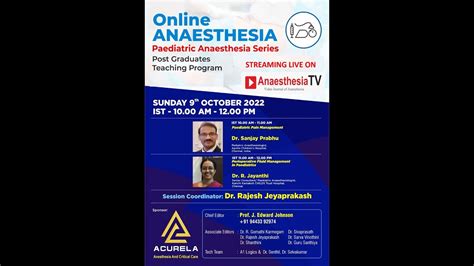 Paed Anaesthesia Series Paediatric Pain Management Perioperative