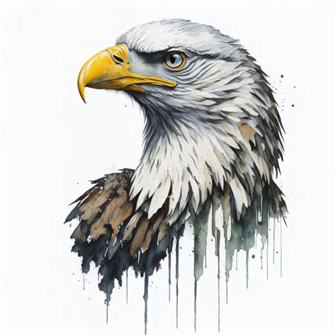 Majestic Sovereignty A Captivating Watercolor Portrait Of An Adult