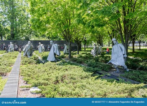 Korean War Veterans Memorial Editorial Photography Image Of Memorial