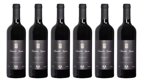 Kit Vinhos Tinto Bordo Suave Familia Carra Ml Nacional Mercadolivre