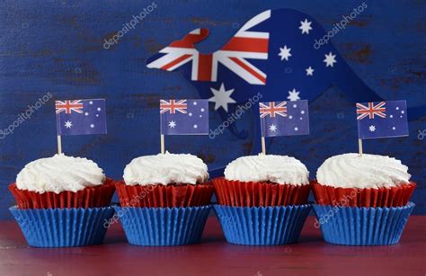 Australia Day Cupcakes — Stock Photo © Amarosy 61895967