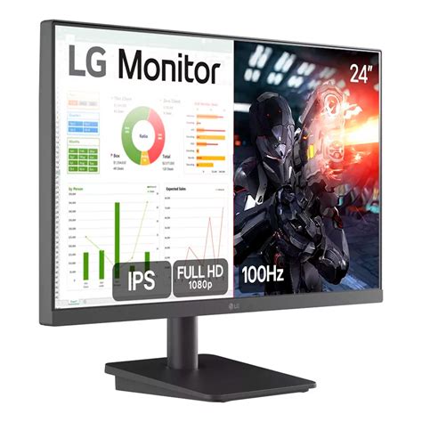 Monitor Full Hd Ips - Monitor Gamer LG 24" Full HD IPS 100Hz 5ms Ajuste de Inclinação 24MS500 ...