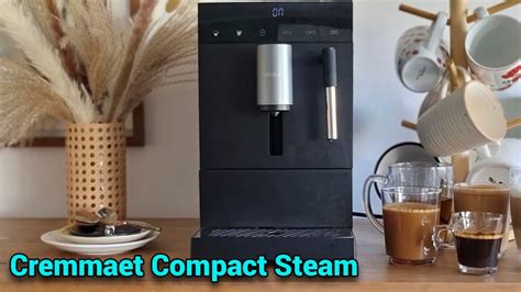 Cremmaet Compact Steam la cafetera ideal para disfrutar del café de