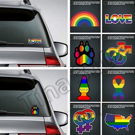 Gay Pride Stickers For A Car Window Servedase