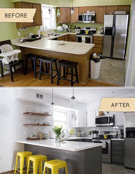 Pretty Before And After Kitchen Makeovers 2022