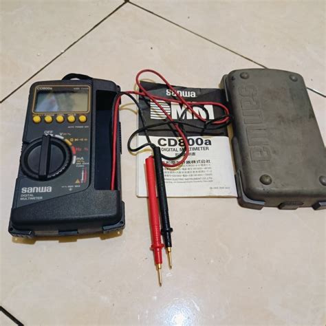 Jual Multimeter Avometer Avo Multi Meter Tester Digital Original Sanwa