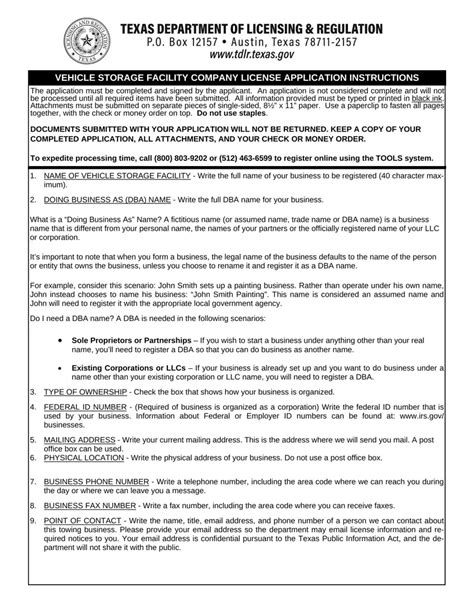 Tdlr Form Vsf001 ≡ Fill Out Printable Pdf Forms Online