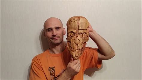 Деревянная поделка №53 - Маска №12 Корво Аттано из игры Dishonored ...