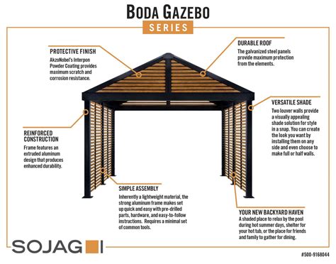 Sojag Boda 12 X 12 Ft Gazebo The Better Backyard