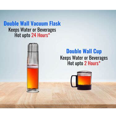 Buy Hours Hot Or Cold Insulated Flask Ltr Double Wall Cup With Lid Online At Best