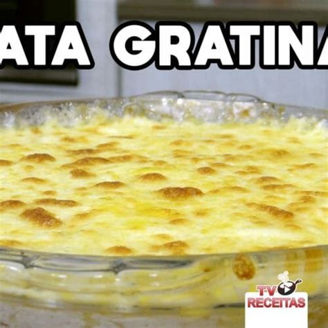 Receita De Batata Gratinada No Forno Tv Receitas