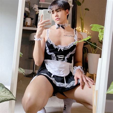 Sexy Sissy Lingerie Set Cosplay Costumes Maid Outfit Roleplay Plus Size Crossdresser Gay Fetish