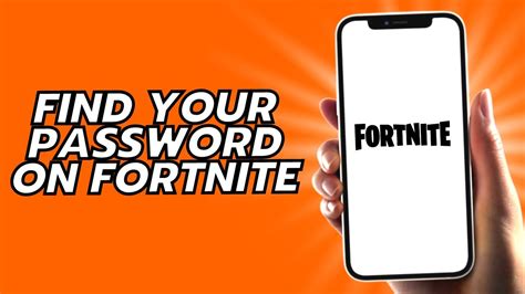 How To Find Your Password On Fortnite YouTube