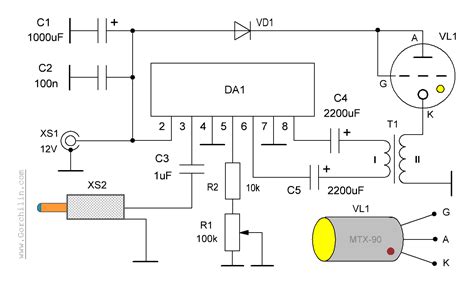 Простой излучатель КВЧ, модулированный лечебными частотами аудио сигнала